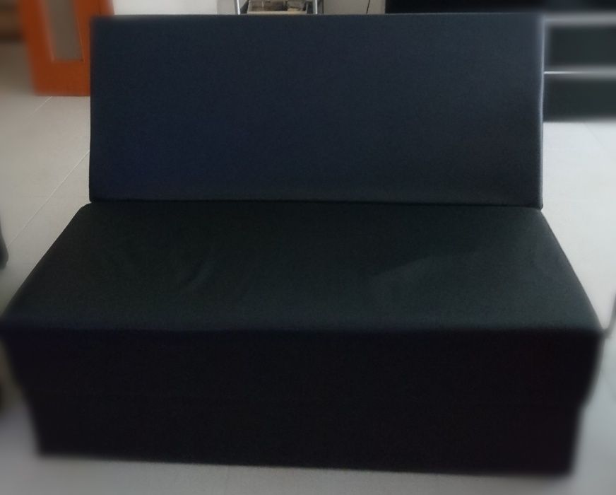 sofá Cambalhota casal cor preta