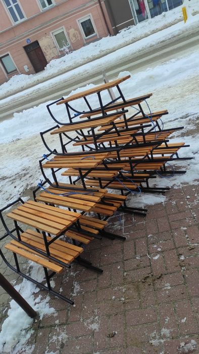 Sanki metalowe Nowe spawane gratis sznurek