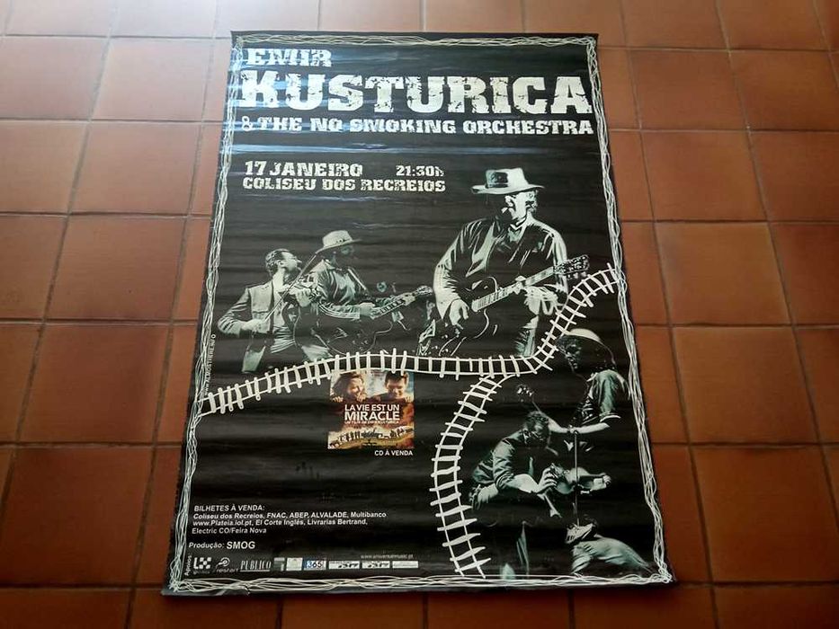 Cartaz Emir Kusturica - Concerto Coliseu Dos Recreios
