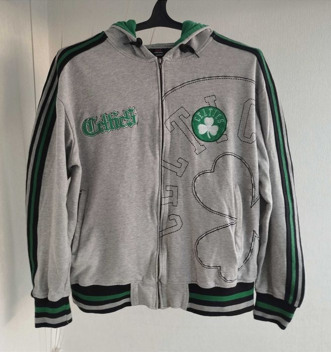 Худи толстовка на молнии баскетбольного клуба NBA Boston Celtics