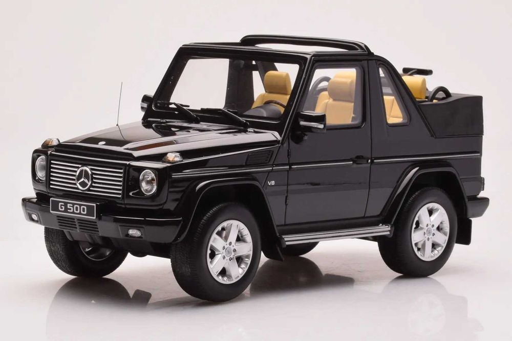 1:18 Mercedes G500 Convertible Obsidian Black [Otto]