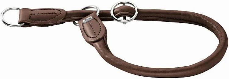 HUNTER obroża półzaciskowa ze skóry łososia  nieuzywana!!!