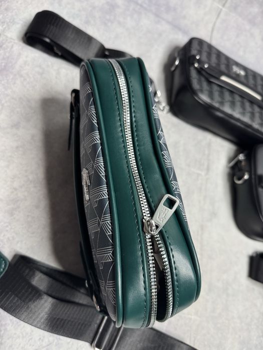 Сумка Lacoste , месеннджер Lacoste , Лакоста , Green , Black , White
