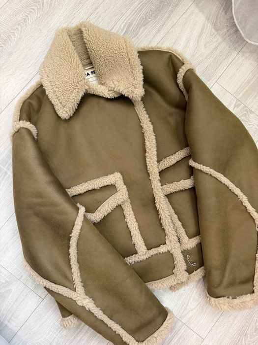 Дубленка коричневая Zara special