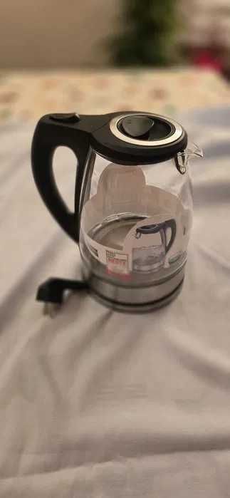 chaleira elétrica de vidro Clatronic WKS 3744 G