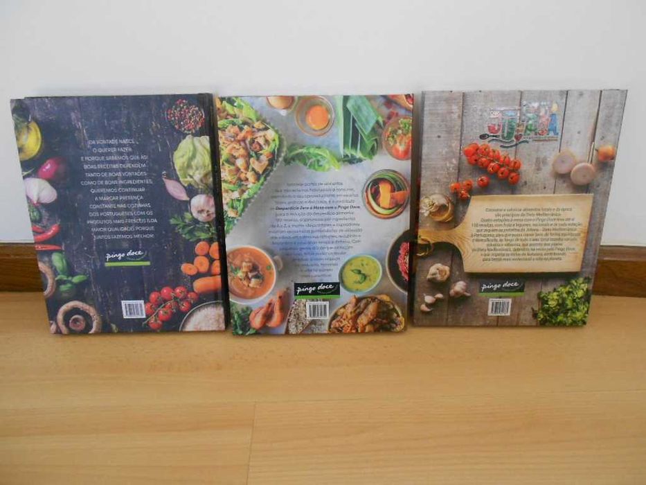Conjunto 3 Livros Culinária Pingo Doce