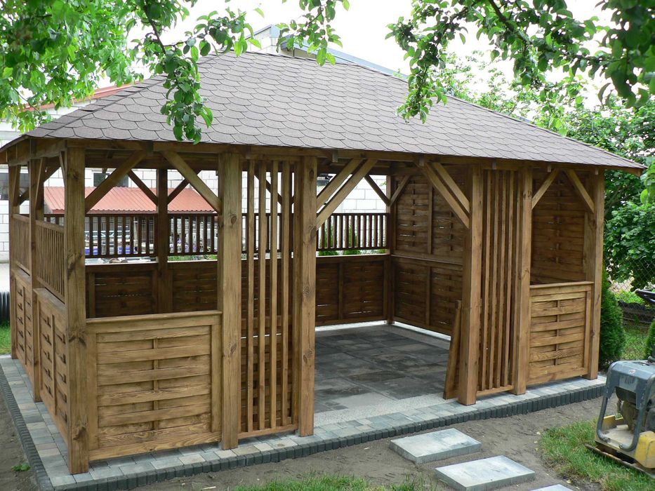 Altana ogrodowa drewniana. Łomża