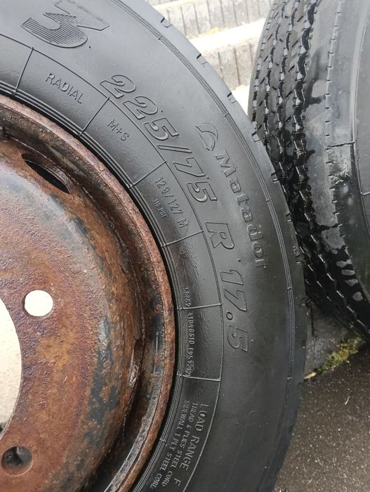 2 x koło Man R17.5 225/75
