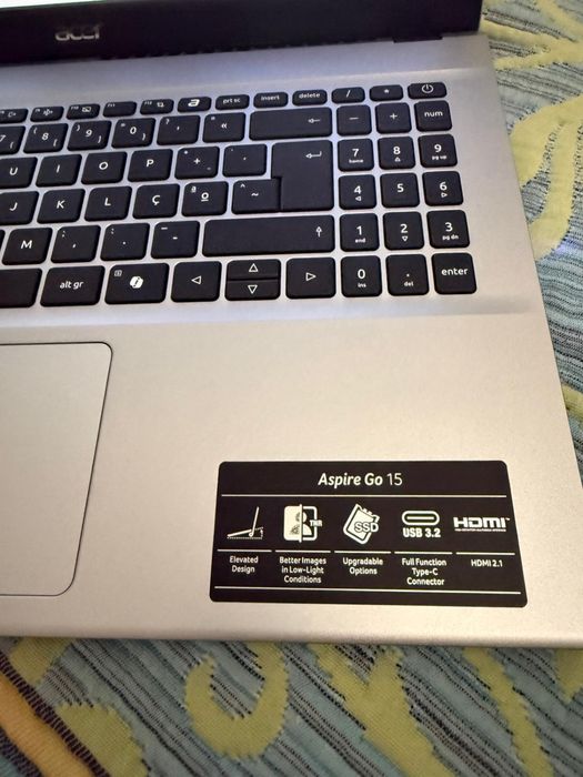 Acer Aspire Go 15 – Ryzen 7 / 32GB / 1TB – 2 meses compra + 1 Garantia