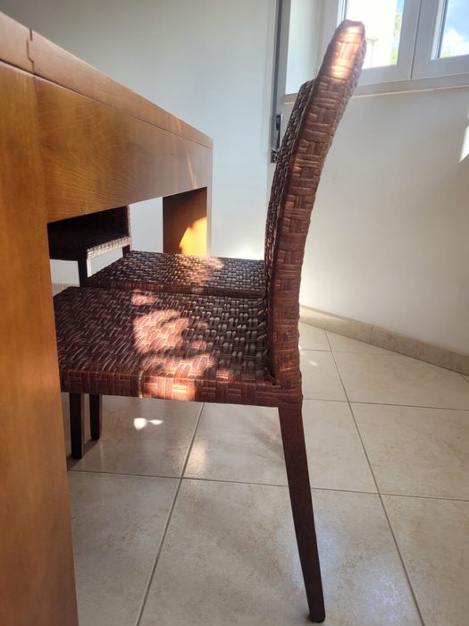 Conjunto de 8 cadeiras de sala de jantar