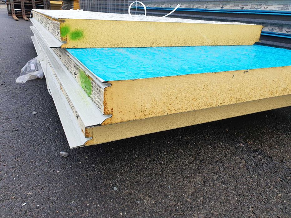 Płyta warstwowa, ścienna, piana PIR, garaż, hala, magazyn, 2 klasa