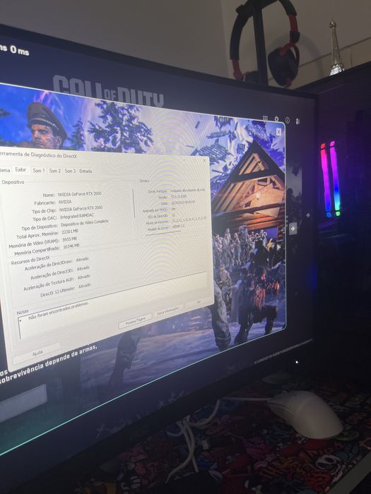 Placa de video RTX 2060 OC Ventus MSI- 6GB