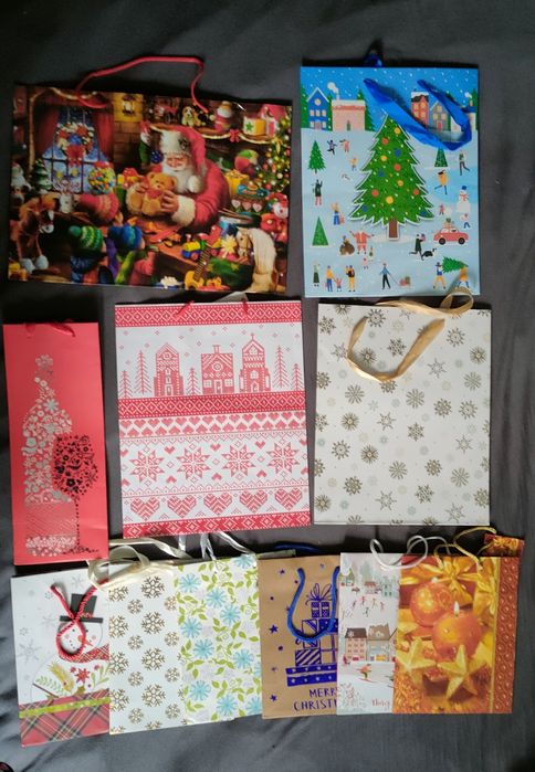 Torby prezentowe świąteczne