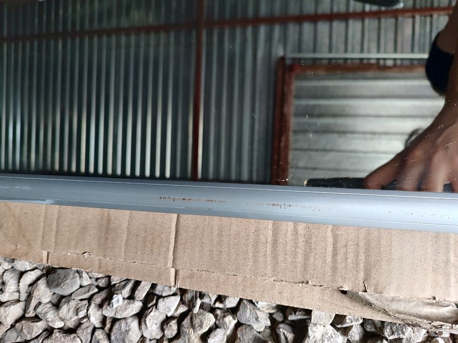 Lustro wiszące - srebrna ramka