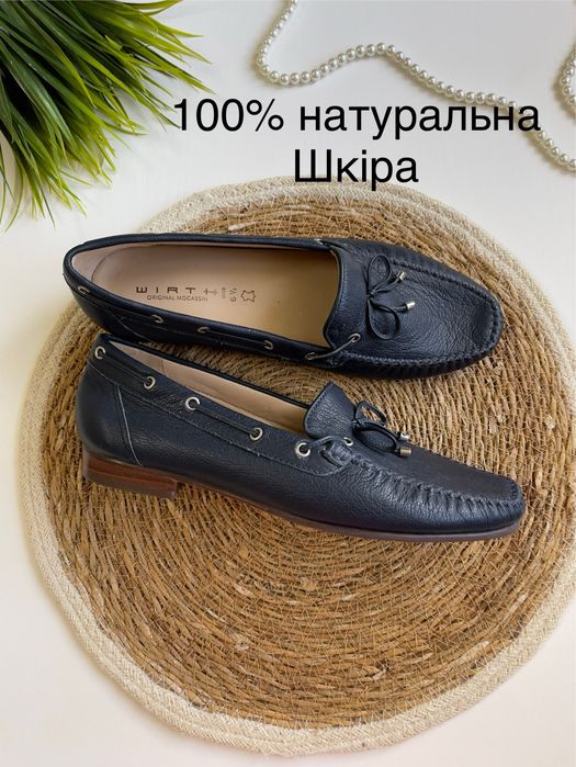 Туфлі натуральна шкіра нові 39-40розмір