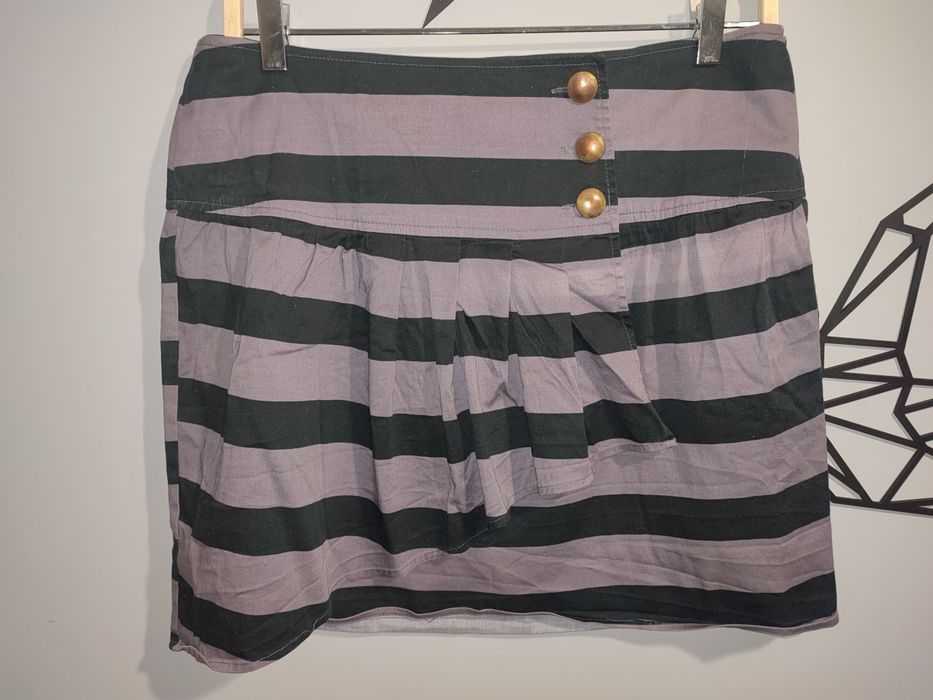 Pasiasta krótka spódniczka Cropp M