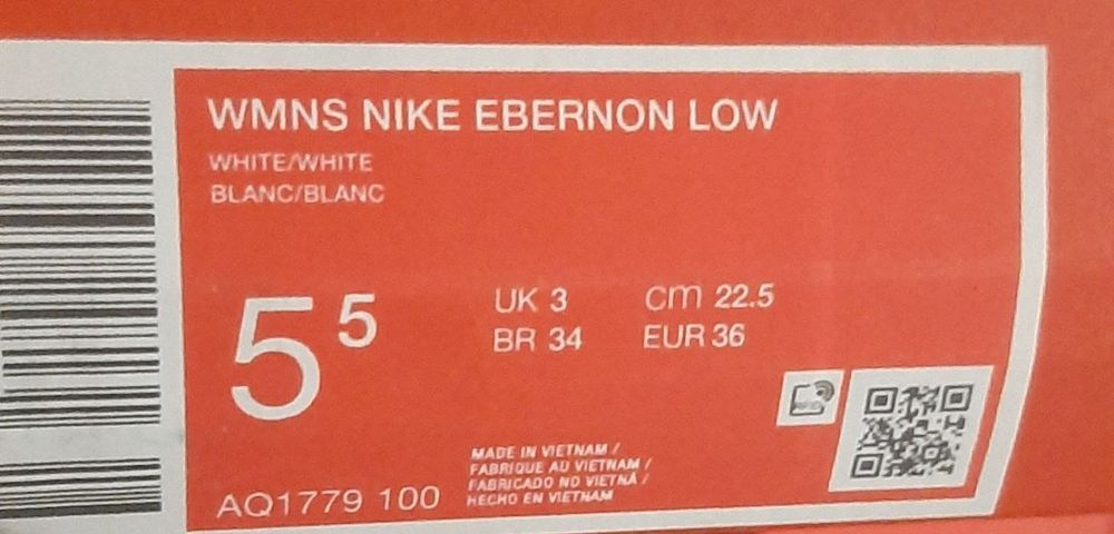 Кросівки Nike ebernon  36