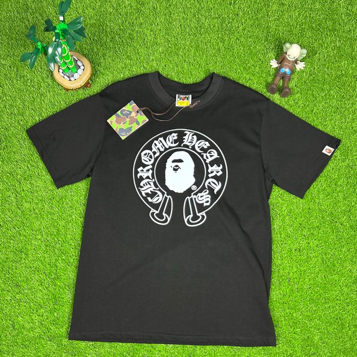 Футболка бейп хром хартс Л ХЛ‼️ЗНИЖКА‼️ bape chrome harts