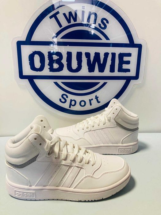 Adidas Hoops Mid GW0401 białe sneakersy   38