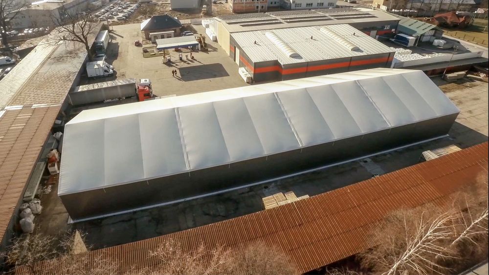 Hala namiotowa 18x60x5 KON-STAL