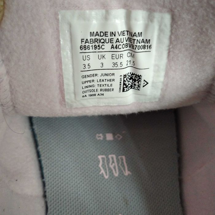 Tenisówki  półtrampki CONVERSE skóra naturalna roz.eu-35.5