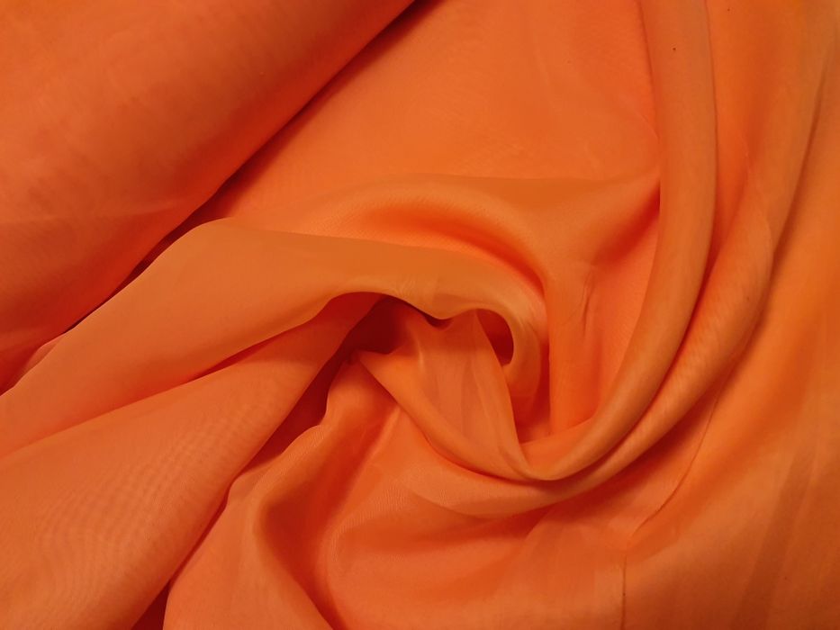 Tkanina pomarańczowa cieńsza szer.300 cm.Promocja