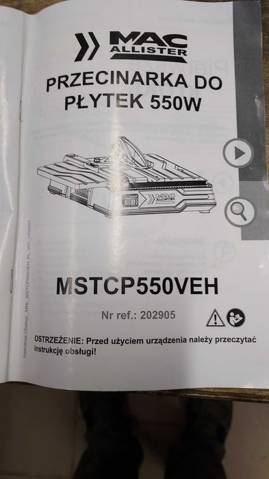 Przecinarka do płytek 550W