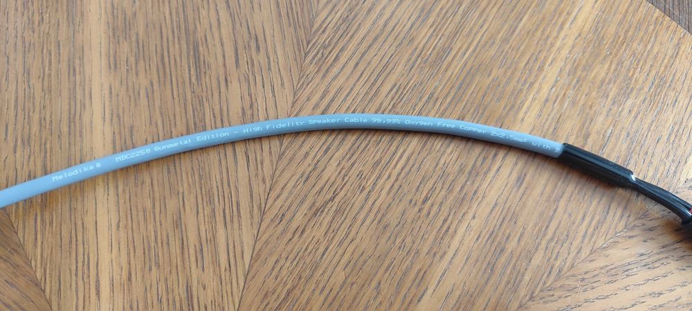 MELODIKA MDSC2530G Gunmetal | Kable głośnikowe OFC 4N 2x2,5mm2 3m PARA