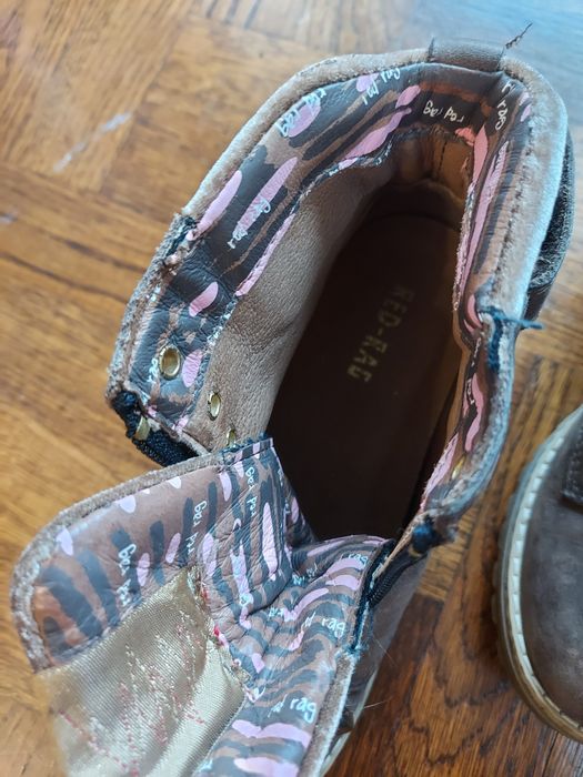 Red Rag skóra 30 / 31 dziewczynki botki traperki trzewiki