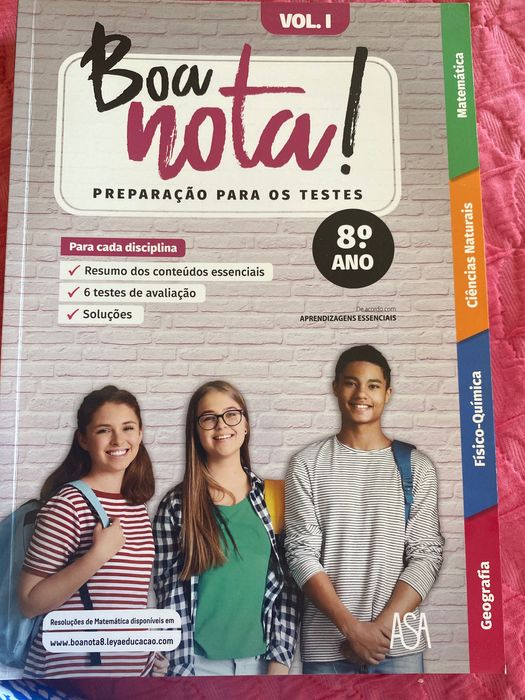 Livros preparação testes 8 ano