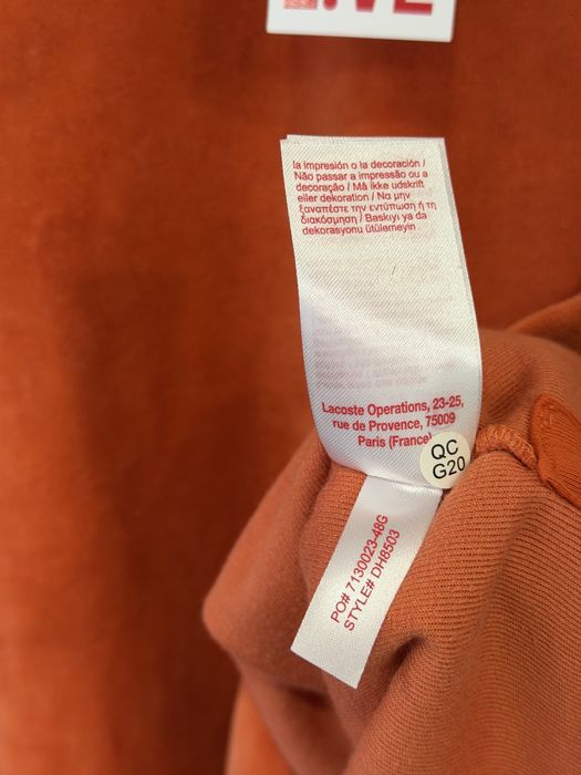 Оригінальна поло Lacoste x Supreme розмір М