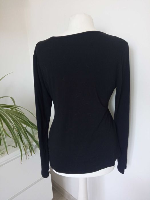 Czarna bluzeczka damska wiskoza r M/L