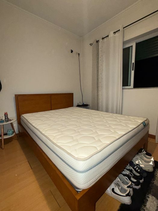 Colchão NATURE CLOUD ONE 190x140cm E Cama – Como Novo (com Fatura!)