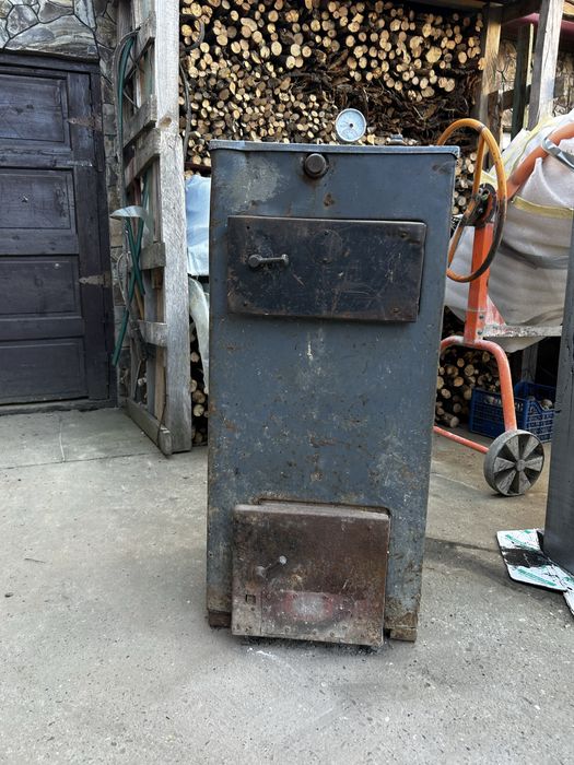 Котел твердопаливний сталевий