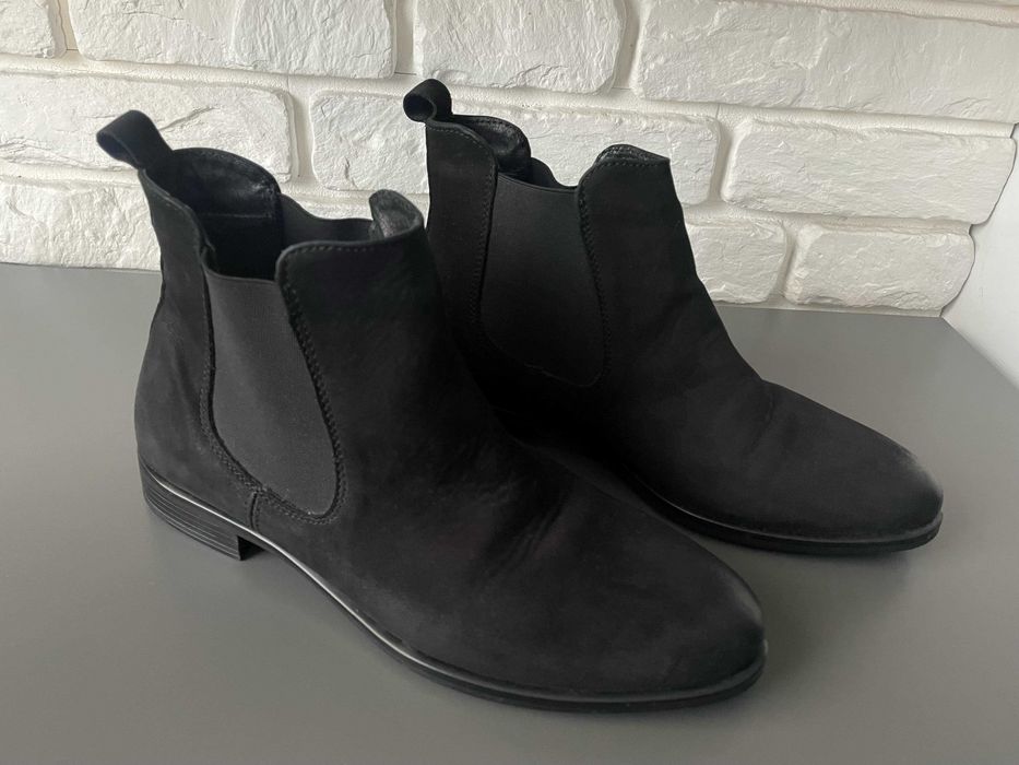 Sztyblety Czarne Nubuk