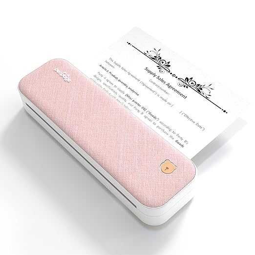 PeriPage A40 mała TERMICZNA drukarka, bezprzewodowa bluetooth + GRATIS