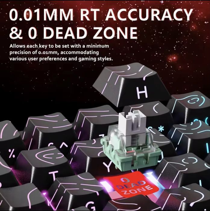 Магнитная клавиатура | клавиатура на таких свечах | attack shark x65he