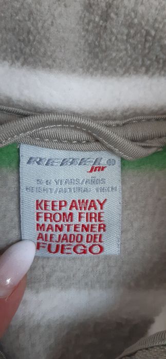 Bluza polarowa chłopięca REBEL, rozmiar 116