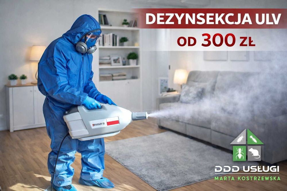 Zwalczanie pluskiew, os,szerszeni -dezynsekcja ULV-skutecznie