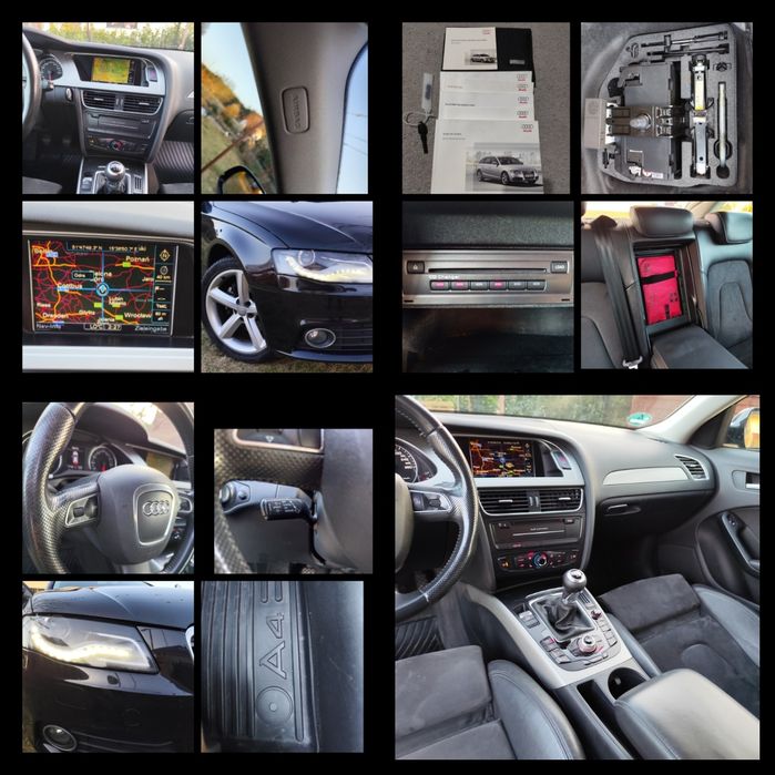 B8 *Bi-Xenon+LED* Alkantara *Duża Navi* 1 Właś.*Alu 18* PDC*MMI *Ładna