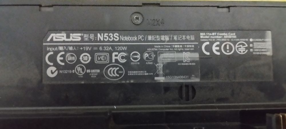 Асус N53S под ремонт