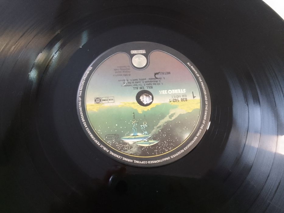Metallica kill em all África do sul lp