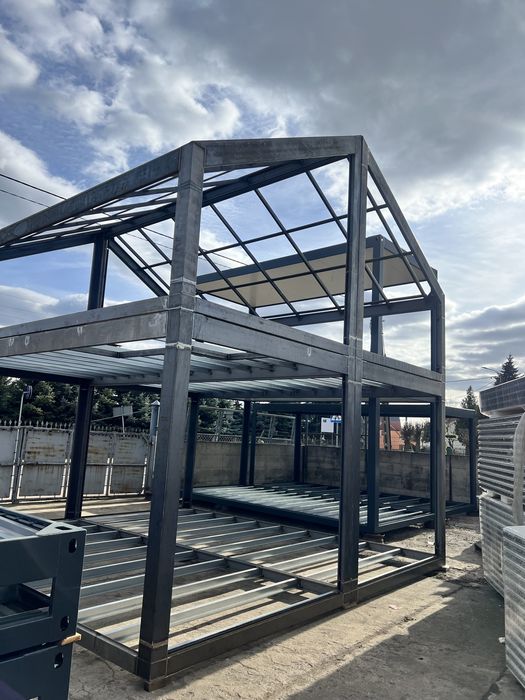 Rama kontenera ,stodoła 35m2 + piętro 35m2 mocna konstrukcja