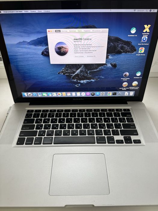 Macbook pro a1286 2012  i7 8gb ssd 120gb