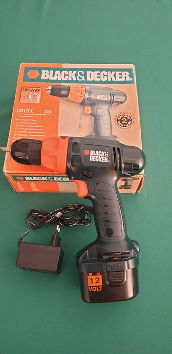 Aparafusadora sem fios, Black & Decker