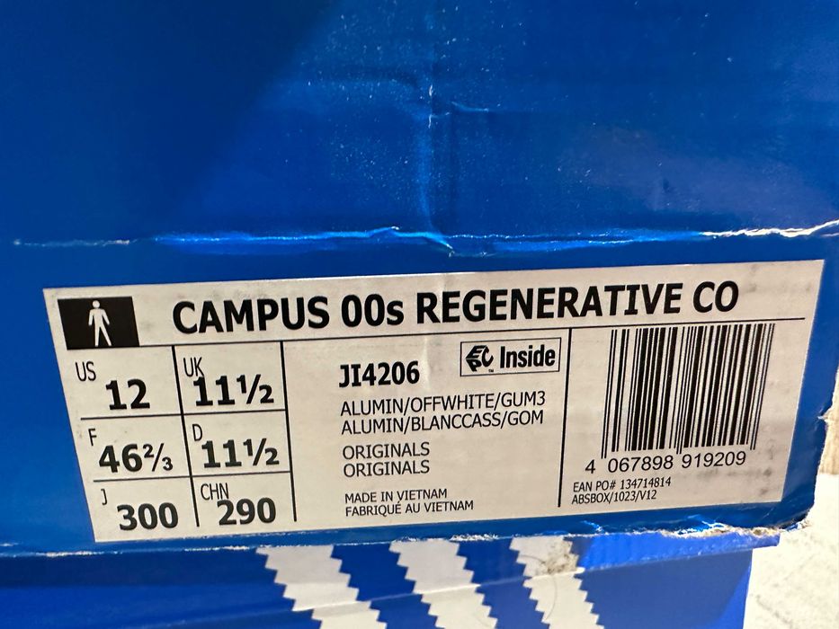 buty męskie sneakersy adidas campus 00s 46,5