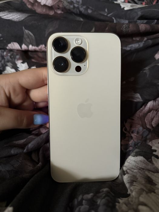 Iphone 14 pro max uszkodzony gold 256 GB złoty