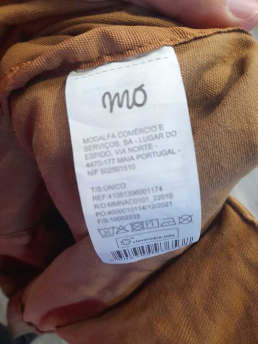 Mala de Ombro / Tiracolo em Tecido Castanho MO