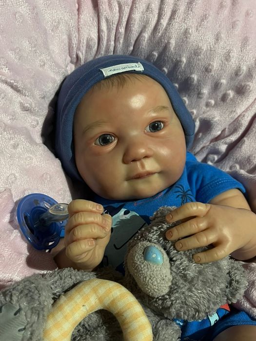 Lalka reborn + mega wielka wyprawka ubrań i fotelik