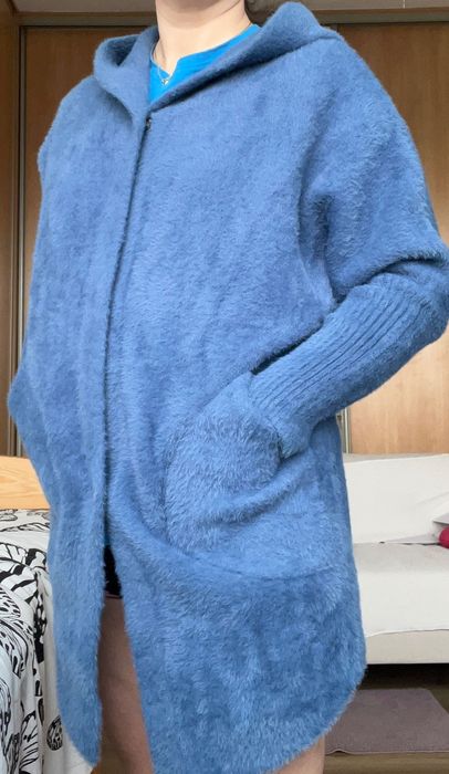 Płaszcz angora i welna